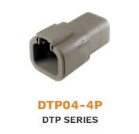 DTP04-4P Колодка штыревая серии DTP 4 pin      ― Auto Tuning Group Ltd