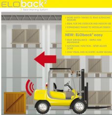 ELOback² LITE ультразвуковая система обнаружения для вилочного погрузчика (до 1,5м) ― Auto Tuning Group Ltd
