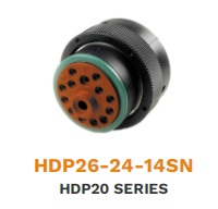 HDP26-24-14SN DEUTSCH Колодка гнездовая 14 pin ― Auto Tuning Group Ltd