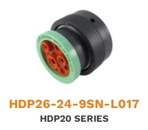 HDP26-24-9SN-L017 DEUTSCH Колодка штыревая 9 pin ― Auto Tuning Group Ltd