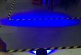 Комбинированный синий предупреждающий фонарь для вилочного погрузчика 10Вт. (штора)
