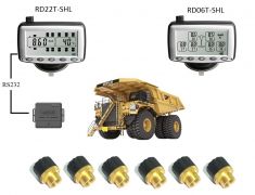 RD22T-SHL OTR Система контроля давления и температуры в шинах для спецтранспорта и ричстракеров (до 22 колес)  ― Auto Tuning Group Ltd