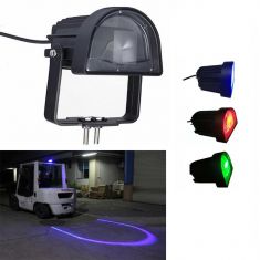 Комбинированный синий предупреждающий фонарь для вилочного погрузчика 10Вт. (штора)  ― Auto Tuning Group Ltd