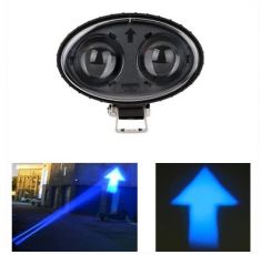 Комбинированный синий предупреждающий фонарь для вилочного погрузчика 6Вт.  ― Авто Тюнинг Групп