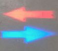 Комбинированный синий предупреждающий фонарь для вилочного погрузчика 6Вт. 