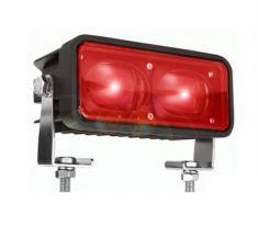 Комбинированный красный предупреждающий фонарь для вилочного погрузчика 18Вт. (штора)  ― Auto Tuning Group Ltd