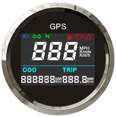 RDS52-GPS/GNSS   Универсальный цифровой ГЛОНАСС/GPS - спидометр, компас 12-24в, 52мм новый дизайн ― Auto Tuning Group Ltd