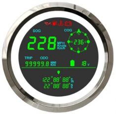 Универсальный цифровой ГЛОНАСС/GPS - спидометр, компас 12-24в, 85мм   новый дизайн  ― Auto Tuning Group Ltd