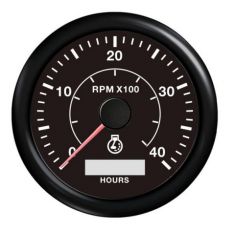 Новый универсальный цифровой тахометр со счетчиком часов наработки 85мм (4000 rpm)   ― Auto Tuning Group Ltd