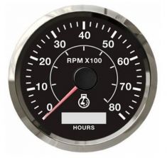 Новый универсальный цифровой тахометр со счетчиком часов наработки 85мм (8000 rpm)  ― Auto Tuning Group Ltd