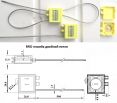 RFID-200 Электронная RFID пломба для опечатывания дверей контейнера, проушин замков и других запорных механизмов (1)