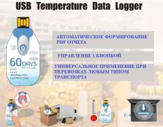 USB регистратор температуры, логгер, термологгер